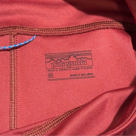 Patagonia Women's Medium Red Orange Pack Out Hike Tights Gorpcore Outdoor - Picture 3 of 6